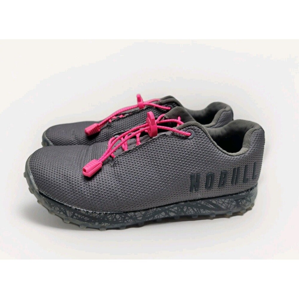 Nobull Turf Trainers Women's 9.5 Men's 8 Gray Athletic Training Shoes Sneakers